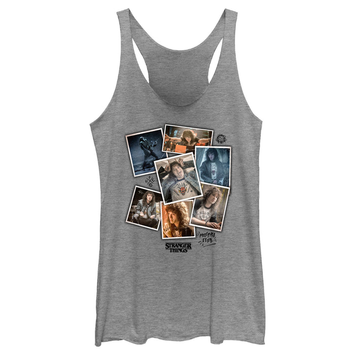 fifth sun Women's Stranger Things Eddie Munson Photo Dump Racerback Tank Top