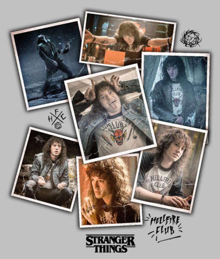 Fifth Sun Women's Stranger Things Eddie Munson Photo Dump T-Shirt