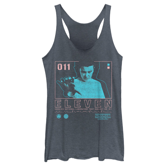 Fifth Sun Women's Stranger Things Eleven Boxed Up Racerback Tank Top