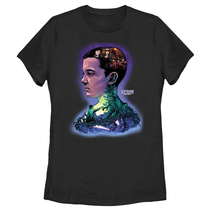 fifth sun Women's Stranger Things Eleven Mind and Soul T-Shirt