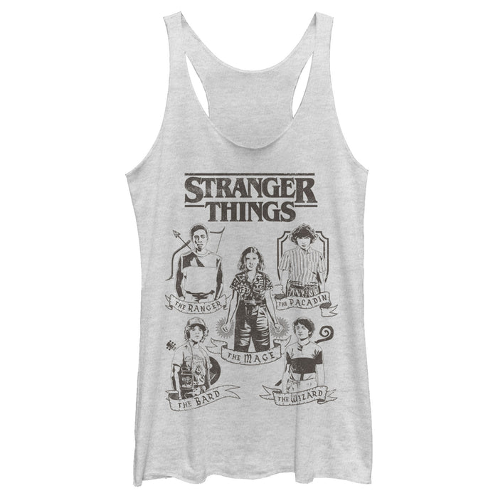 fifth sun Women's Stranger Things Group Shot Classes Racerback Tank Top