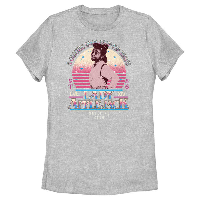 fifth sun Women's Stranger Things Half-Elf Rogue Erica T-Shirt