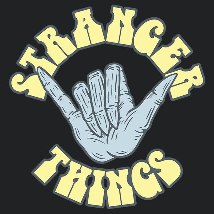 Fifth Sun Women's Stranger Things Hang Loose Demon Hand Racerback Tank Top