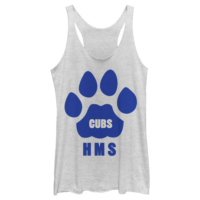 fifth sun Women's Stranger Things Hawkins Middle School Cubs Logo Racerback Tank Top