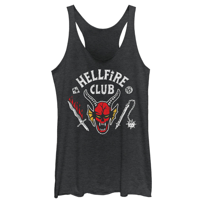 fifth sun Women's Stranger Things Hellfire Club Costume Racerback Tank Top