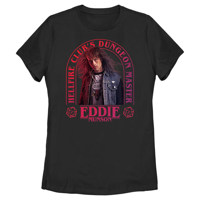 fifth sun Women's Stranger Things Hellfire Club Dungeon Master Eddie T-Shirt