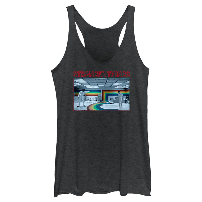 fifth sun Women's Stranger Things Henry Vs Eleven Racerback Tank Top