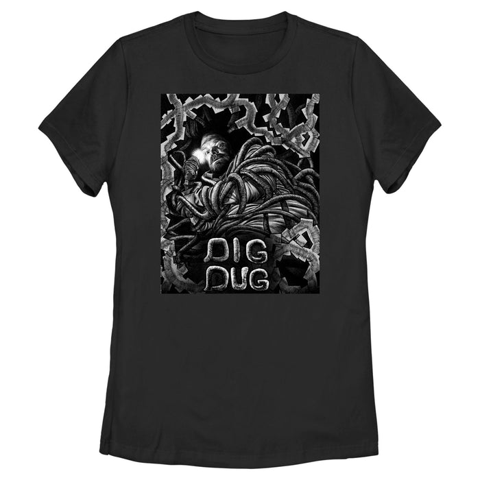 fifth sun Women's Stranger Things Jim Hopper Tangled T-Shirt