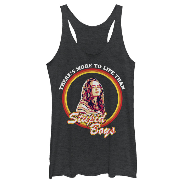 fifth sun Women's Stranger Things Max More to Life than Boys Racerback Tank Top