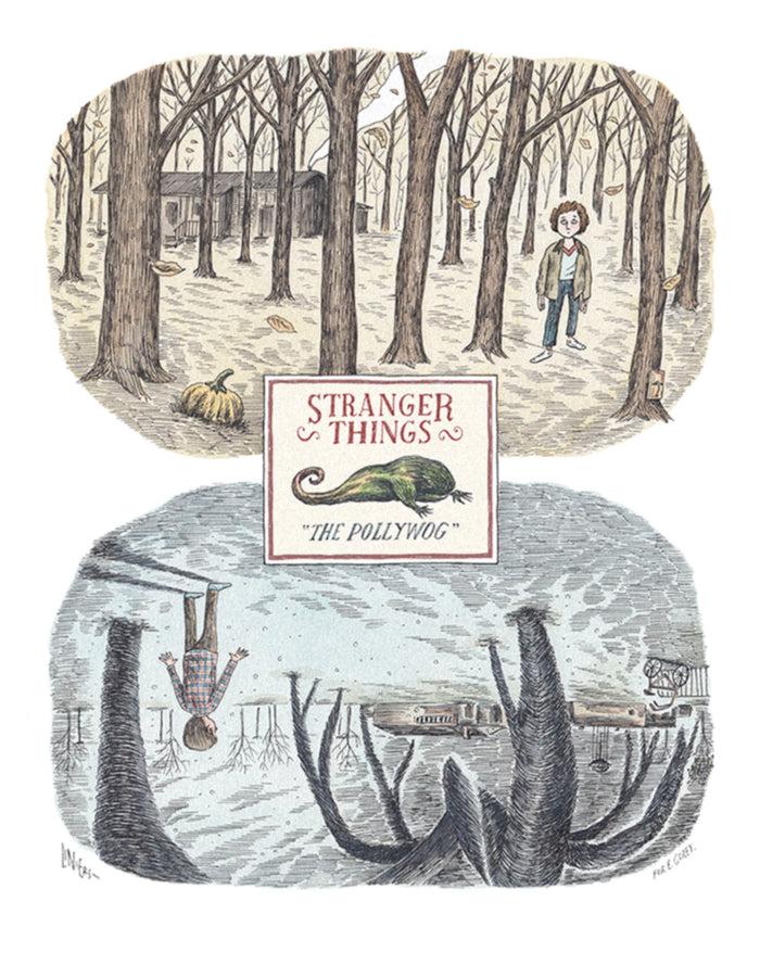 Fifth Sun Women's Stranger Things Pollywog And The Upside Down T-Shirt