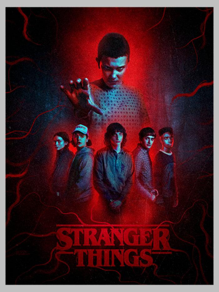 Fifth Sun Women's Stranger Things Powerful Eleven And Gang T-Shirt