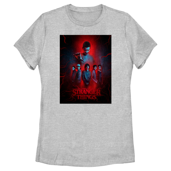 fifth sun Women's Stranger Things Powerful Eleven and Gang T-Shirt