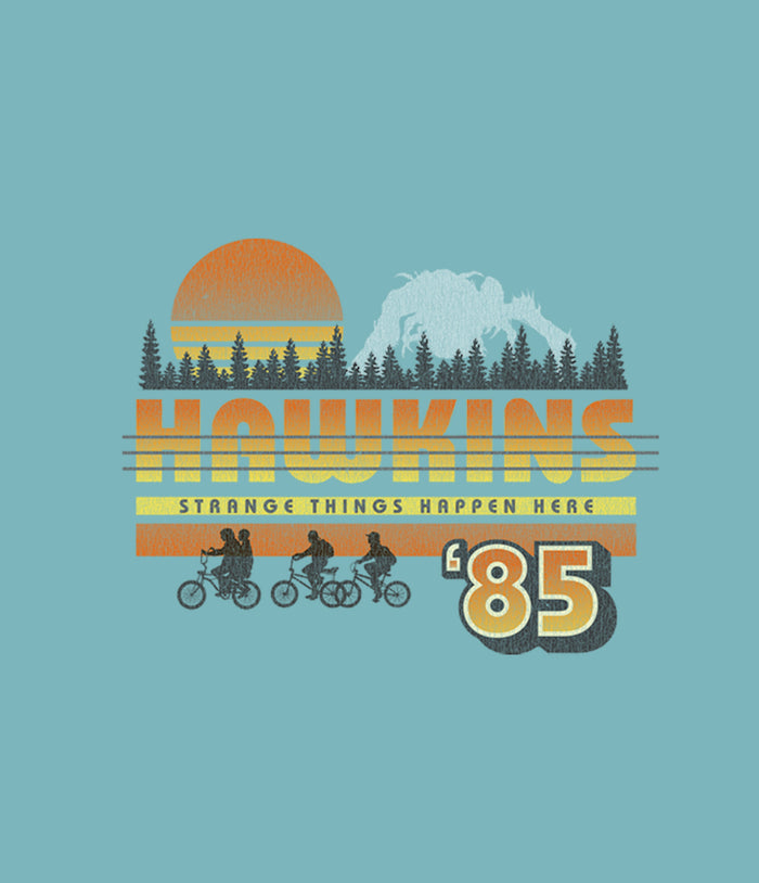 Fifth Sun Women's Stranger Things Retro Hawkins Bikers Racerback Tank Top