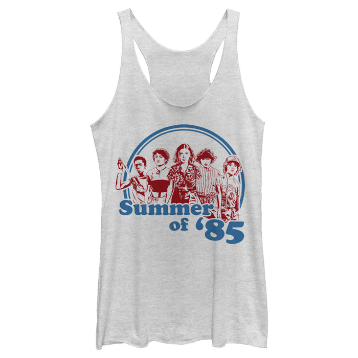 fifth sun Women's Stranger Things Retro Summer of '85 Racerback Tank Top