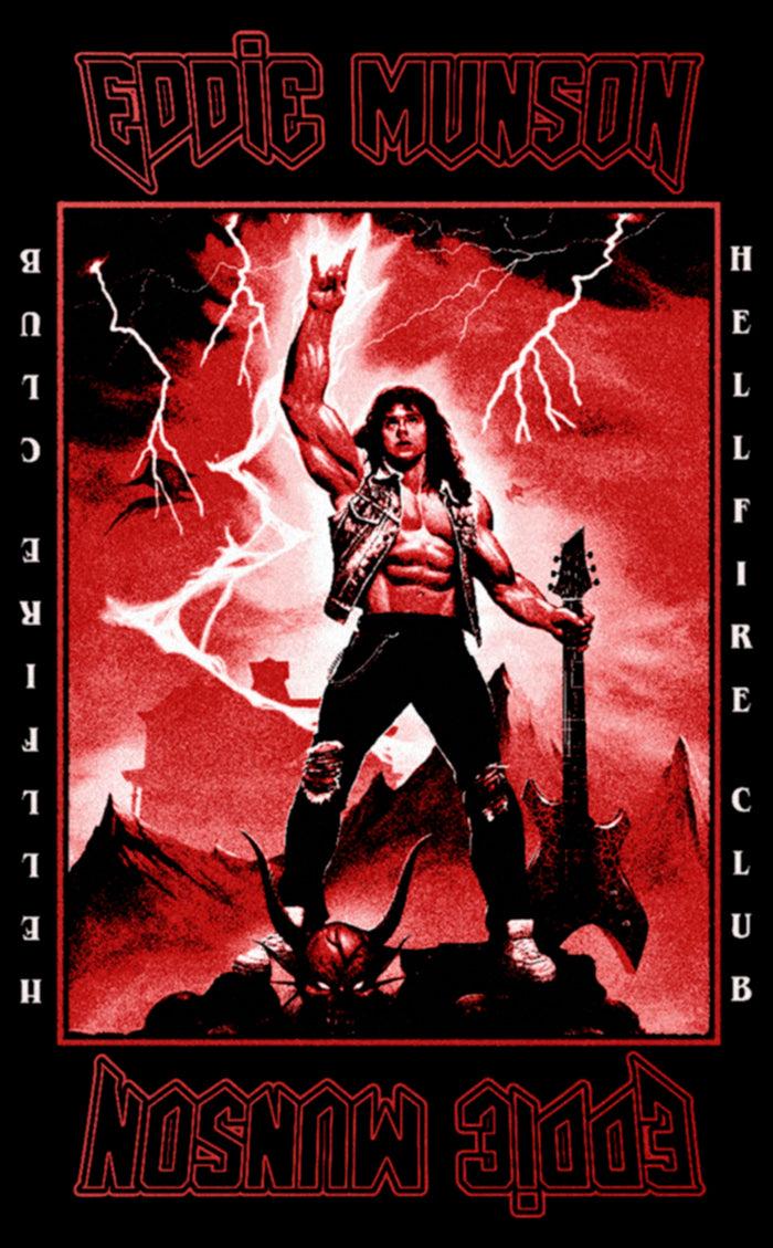 Fifth Sun Women's Stranger Things Rockstar From Hellfire Club Eddie Munson T-Shirt