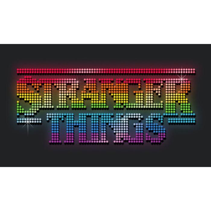Fifth Sun Women's Stranger Things Sparkling Rainbow Logo Racerback Tank Top
