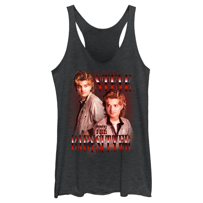 fifth sun Women's Stranger Things Steve The Babysitter Racerback Tank Top