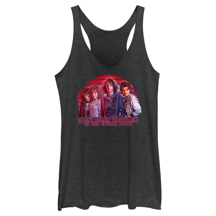 fifth sun Women's Stranger Things Teen Group Shot Racerback Tank Top
