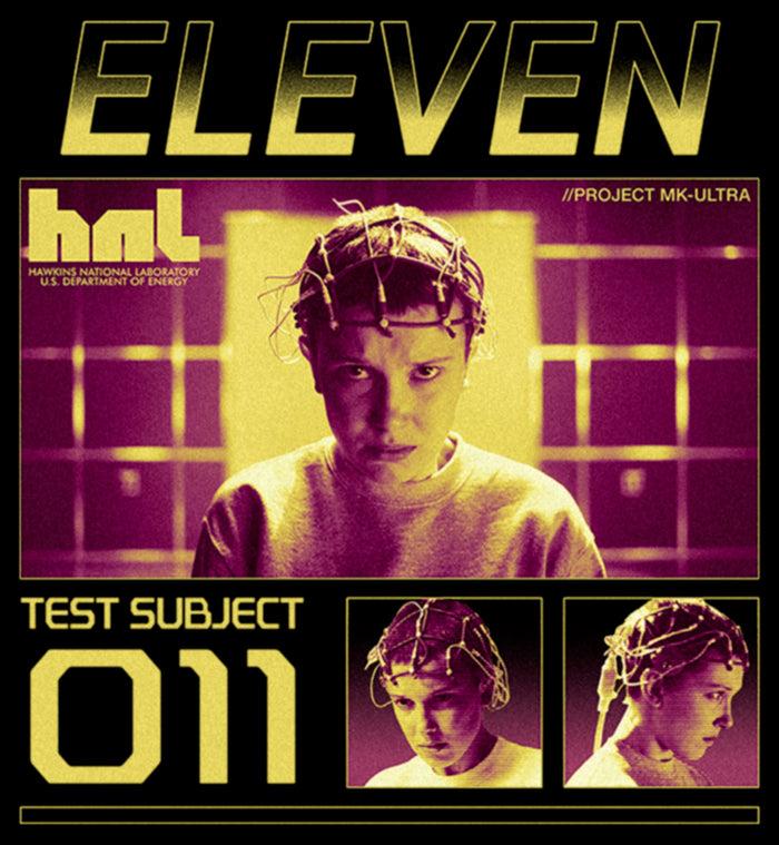 Fifth Sun Women's Stranger Things Test Subject Eleven T-Shirt