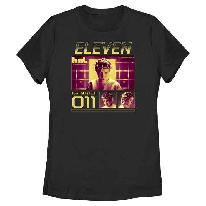 fifth sun Women's Stranger Things Test Subject Eleven T-Shirt