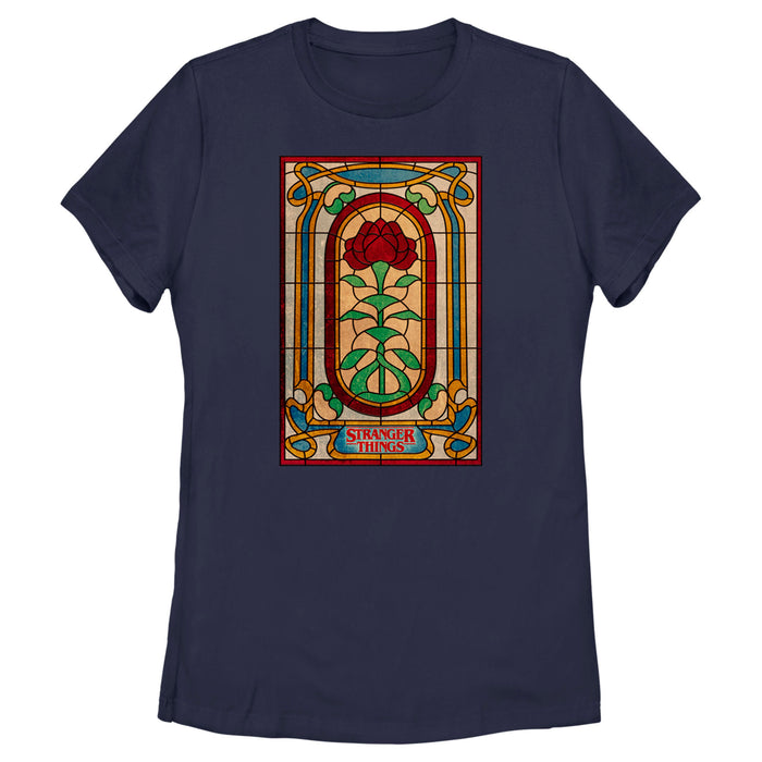 fifth sun Women's Stranger Things The Rose of Life T-Shirt