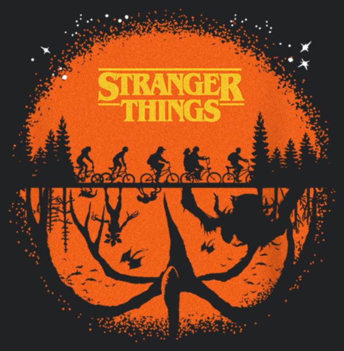Fifth Sun Women's Stranger Things Two Planes Collide Racerback Tank Top