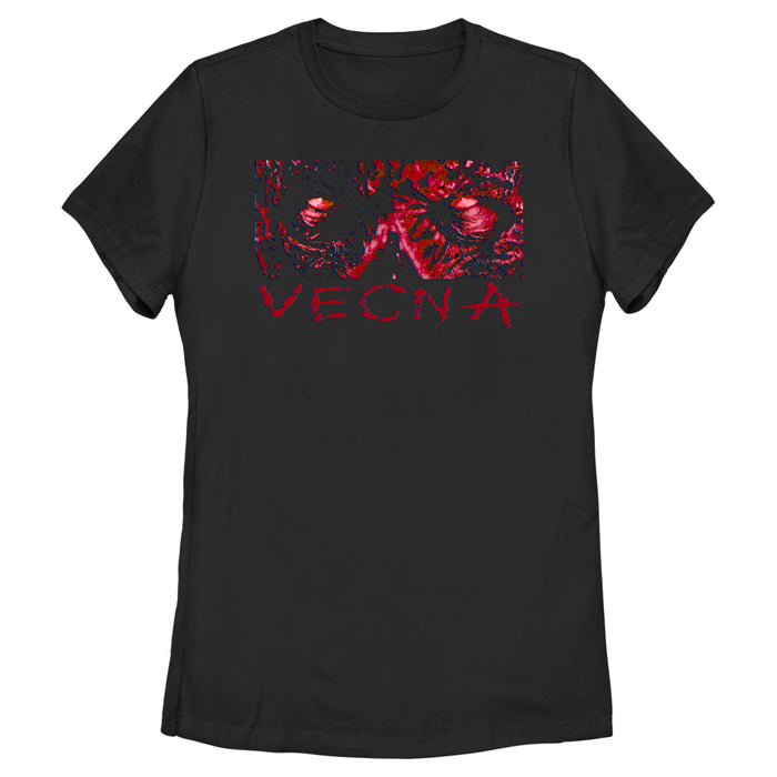 fifth sun Women's Stranger Things Vecna Dark Stare Eye Shot T-Shirt