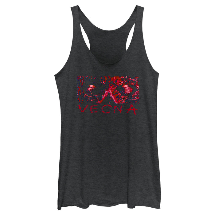 fifth sun Women's Stranger Things Vecna Dark Stare Eye Shot Racerback Tank Top