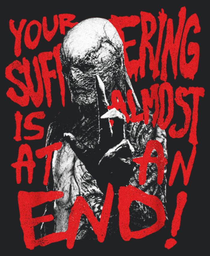 Fifth Sun Women's Stranger Things Vecna Suffering Almost At An End Racerback Tank Top