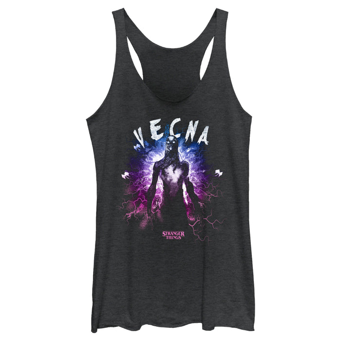 fifth sun Women's Stranger Things Vecna The Upside Down Monster Racerback Tank Top