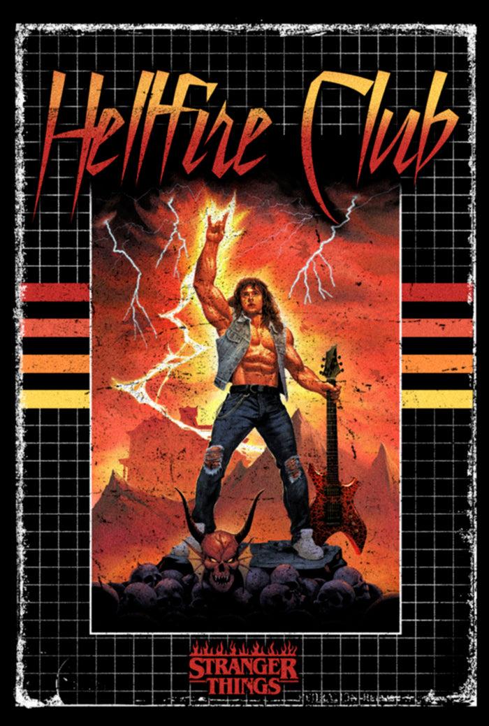 Fifth Sun Women's Stranger Things VHS Rockstar Eddie Munson T-Shirt