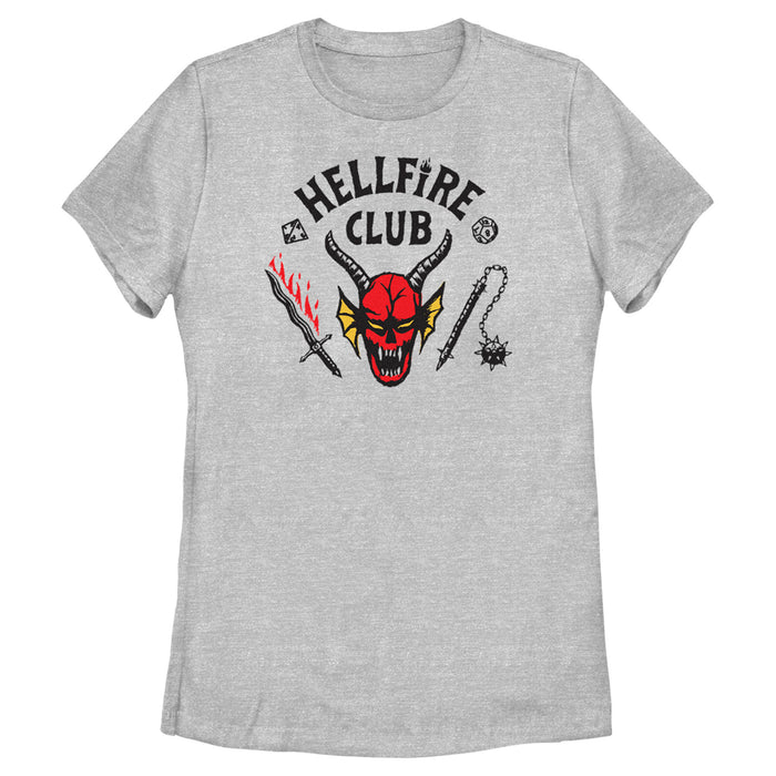 Fifth Sun Women's Stranger Things Welcome To The Hellfire Club T-Shirt