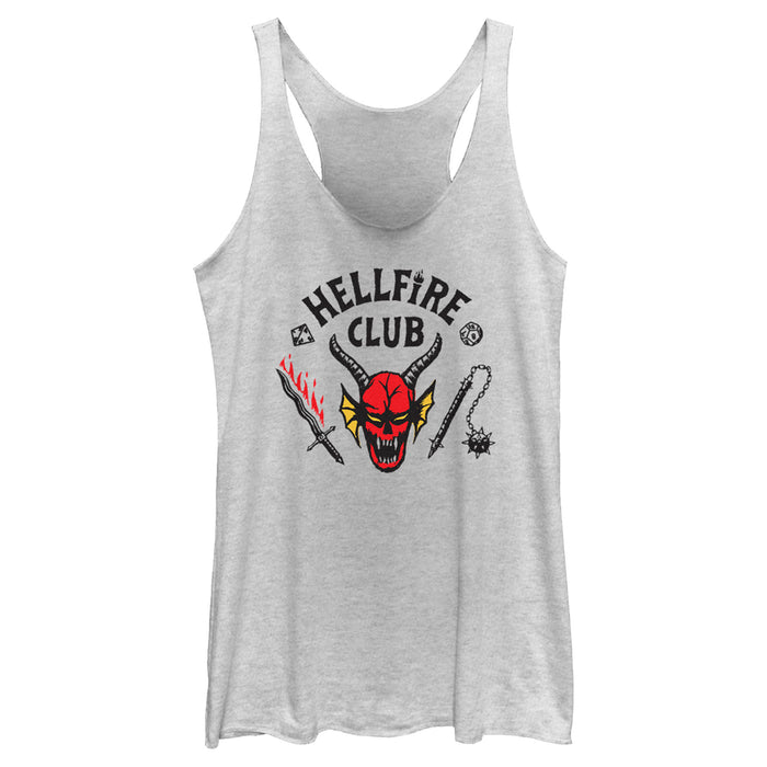 fifth sun Women's Stranger Things Welcome to the Hellfire Club Racerback Tank Top