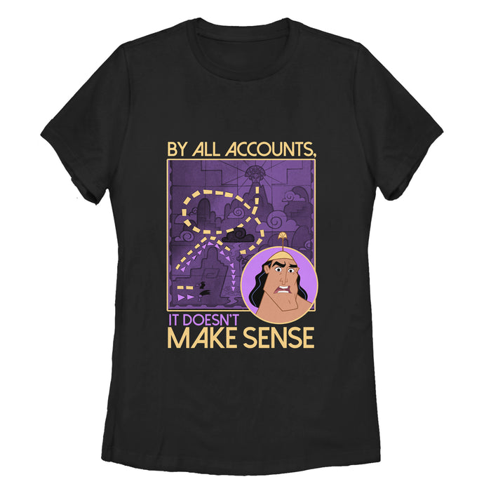 fifth sun Women's The Emperor's New Groove Kronk Make Sense T-Shirt