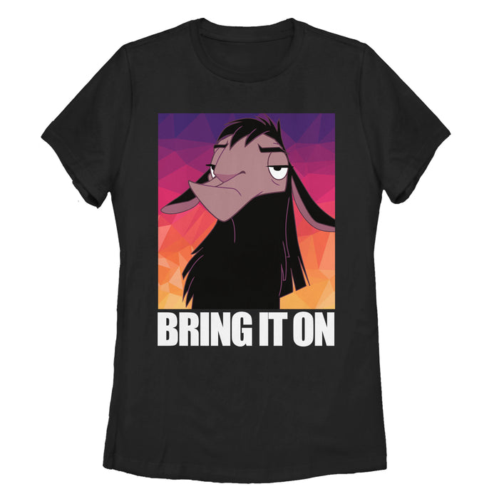 fifth sun Women's The Emperor's New Groove Kuzco Bring It On T-Shirt