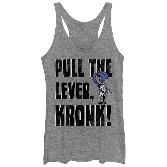 fifth sun Women's The Emperor's New Groove Lever Kronk Racerback Tank Top
