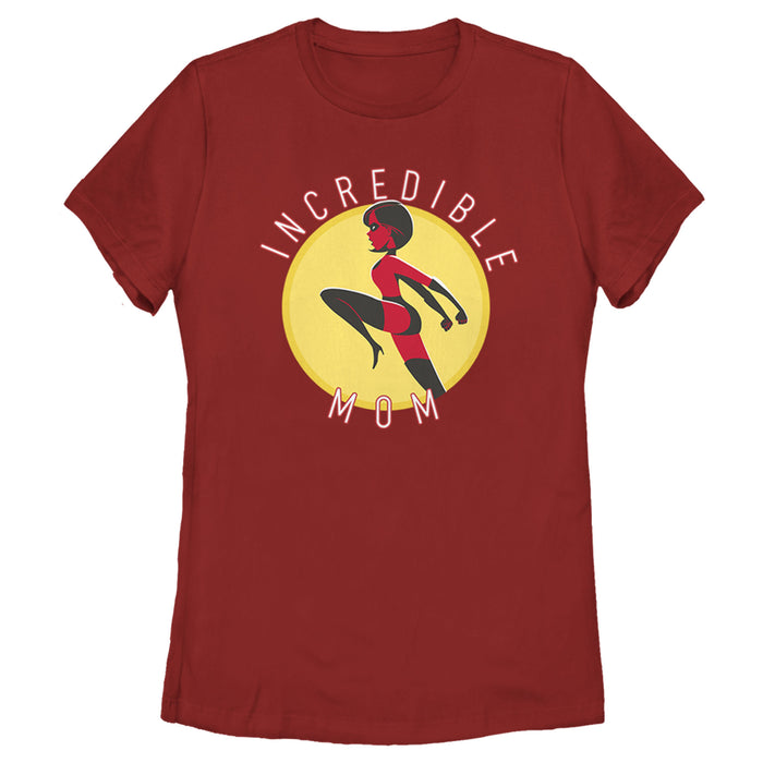 fifth sun Women's The Incredibles 2 Incredible Mom Circle T-Shirt