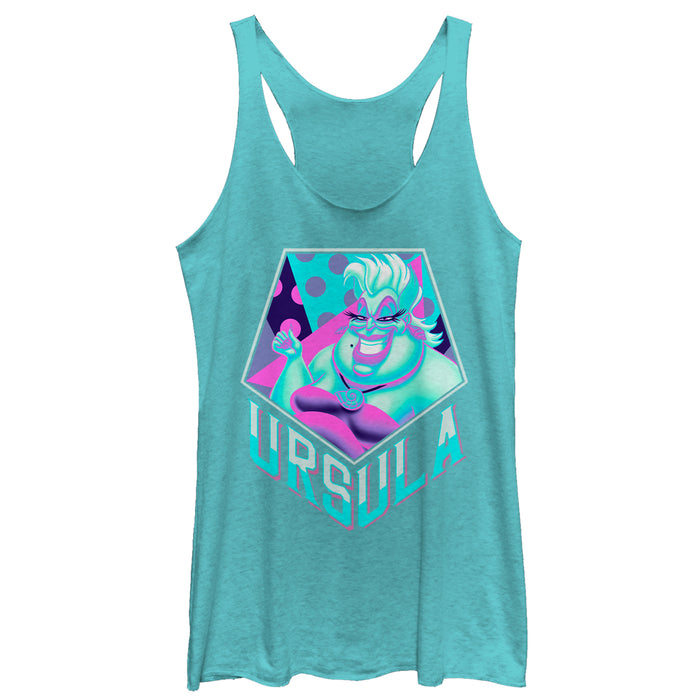 fifth sun Women's The Little Mermaid 90's Ursula Racerback Tank Top