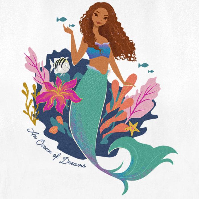 Fifth Sun Women's The Little Mermaid Ariel An Ocean Of Dreams T-Shirt