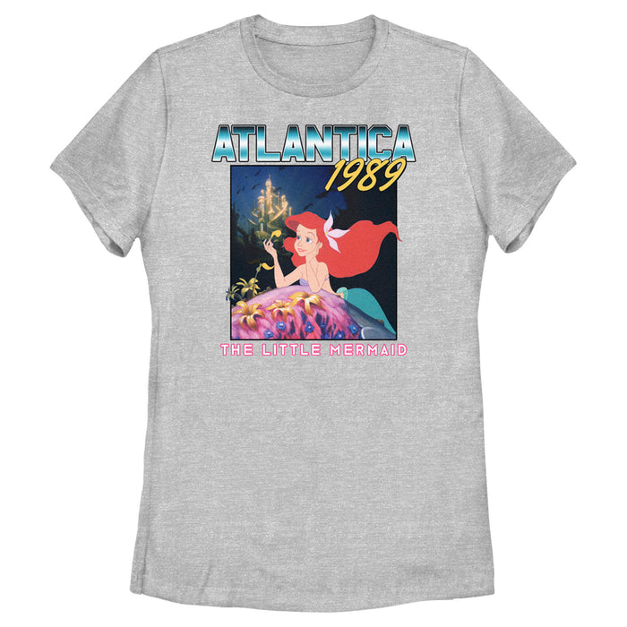 fifth sun Women's The Little Mermaid Ariel Atlantica 1989 T-Shirt