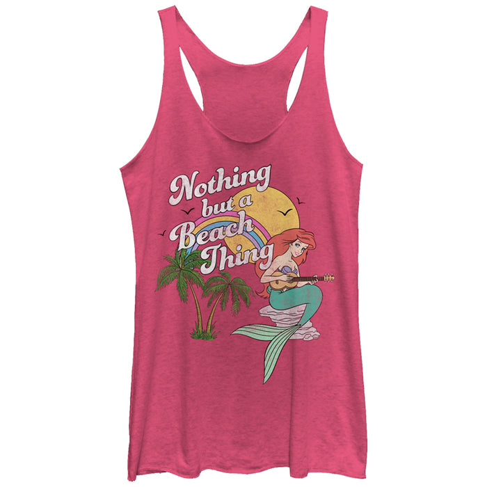 fifth sun Women's The Little Mermaid Ariel Beach Thing Racerback Tank Top