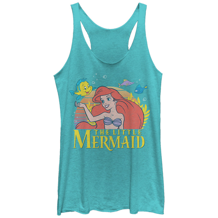 fifth sun Women's The Little Mermaid Ariel Classic Racerback Tank Top