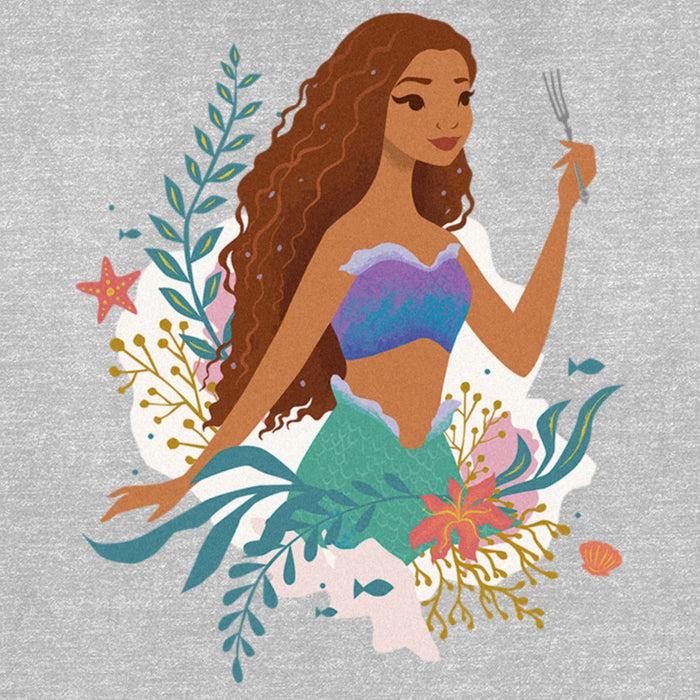 Fifth Sun Women's The Little Mermaid Ariel Dinglehopper Portrait T-Shirt
