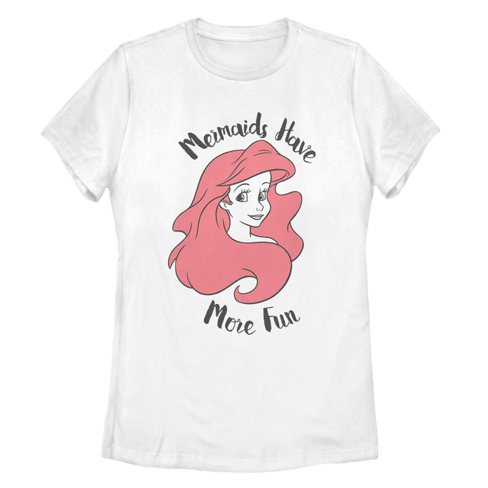 fifth sun Women's The Little Mermaid Ariel Mermaids Have Fun T-Shirt