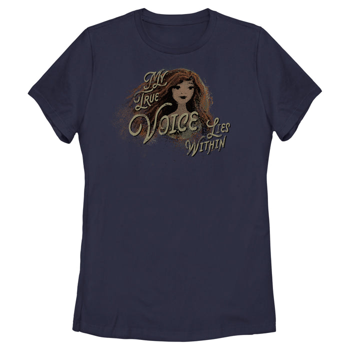 fifth sun Women's The Little Mermaid Ariel My True Voice Lies Within T-Shirt
