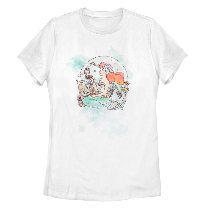 fifth sun Women's The Little Mermaid Ariel's Collection T-Shirt