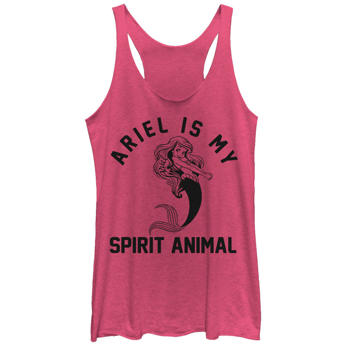 fifth sun Women's The Little Mermaid Ariel Spirit Animal Racerback Tank Top