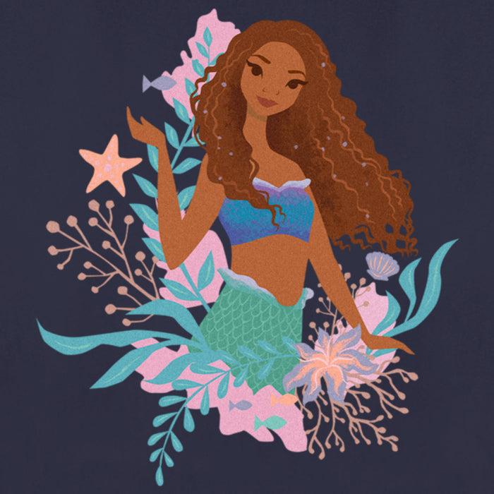 Fifth Sun Women's The Little Mermaid Ariel Wave T-Shirt