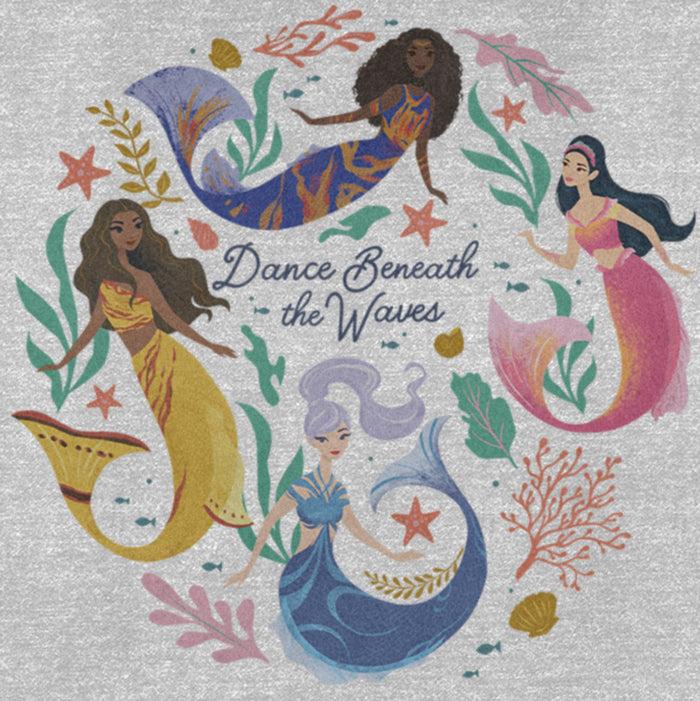 Fifth Sun Women's The Little Mermaid Dance Beneath The Waves T-Shirt