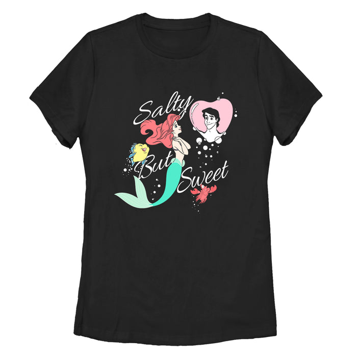 fifth sun Women's The Little Mermaid Salty and Sweet T-Shirt